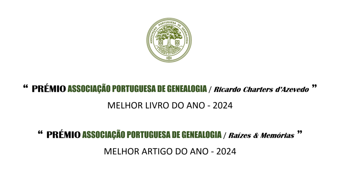 APG anuncia prémios de melhor livro e melhor artigo de 2024